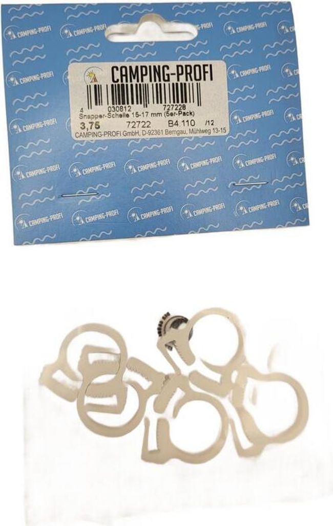 Snapper-Schelle 15-17 mm (5er-Pack)