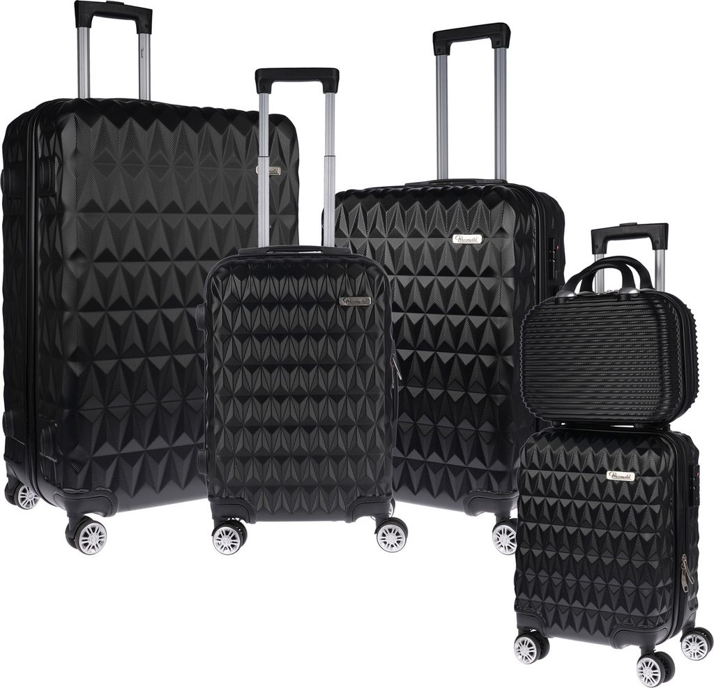 Weissmantel 5er Koffer Set Hartschalenkoffer Koffer Trolley Produktbild