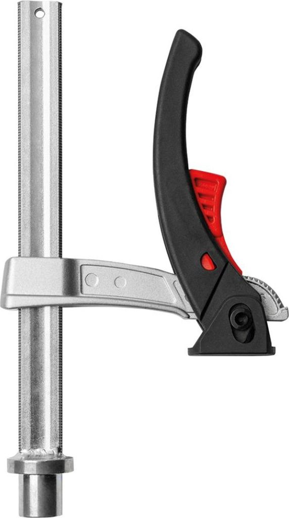 A close-up studio shot of a clamp.