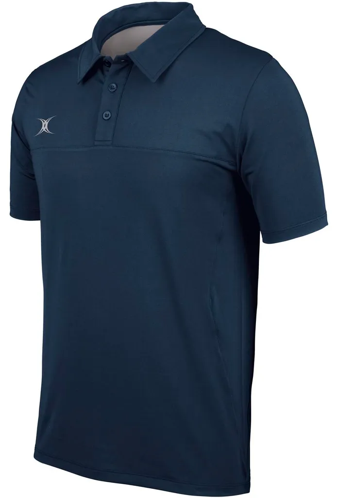 Maillot de rugby Gilbert Polo Pro Tech bleu taille M pour homme