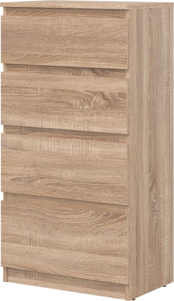 Kommode 54,5x105x35 cm REMI RM04 Schubladenkommode 4 Schubladen Sonoma Eiche