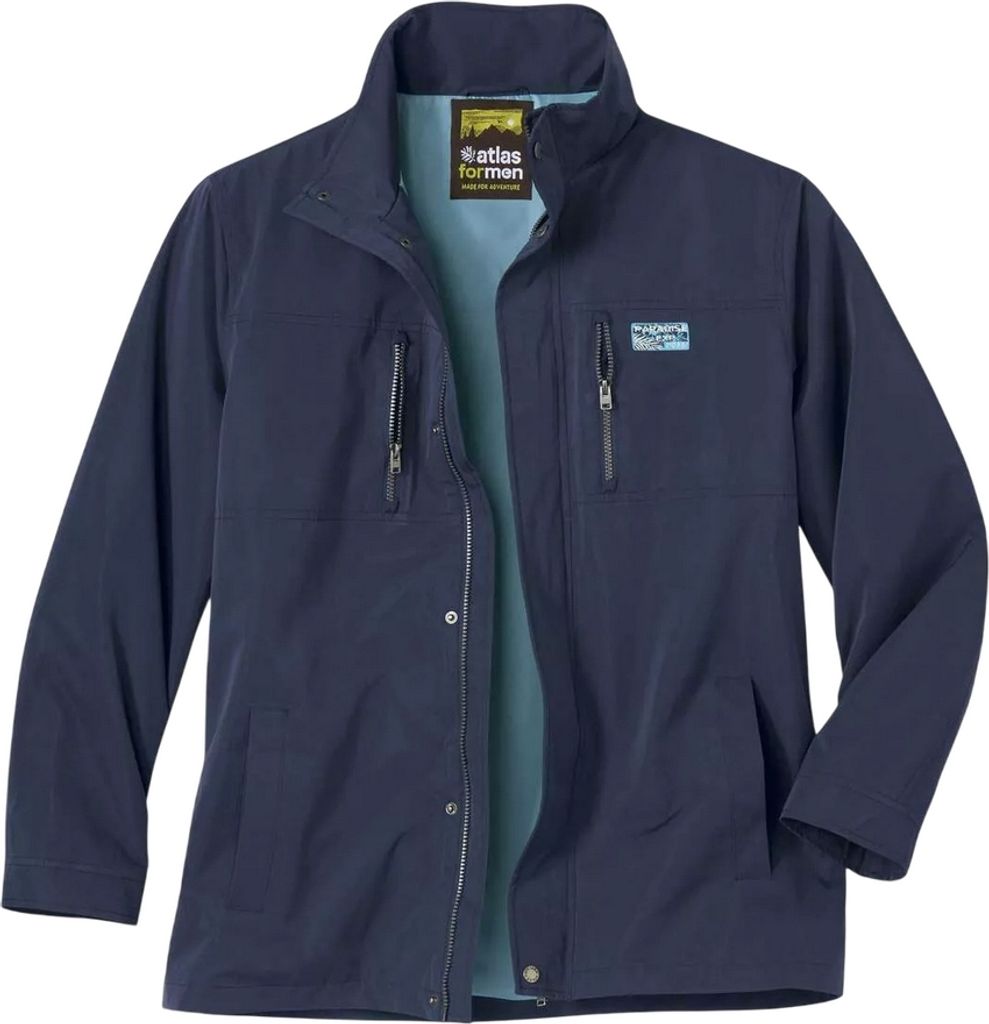 Atlas For Men - Windjacke für Herren AF1912 (5XL) (Marineblau)