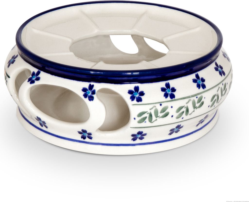 Original Bunzlauer Keramik Stövchen Ø18,5cm H 7,0cm im Produktbild 