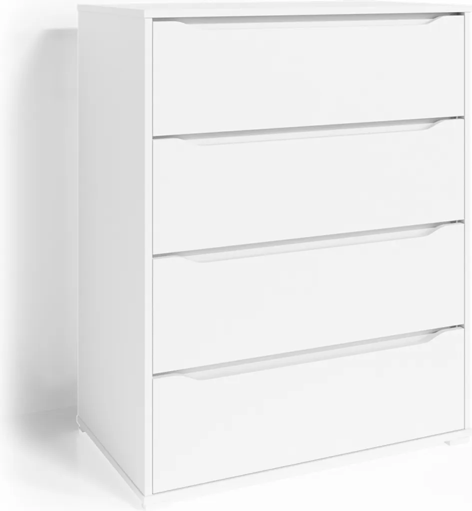 Commode à tiroirs Vicco Ruben Blanc 48x101,6 cm - Modèle 34642 Robuste