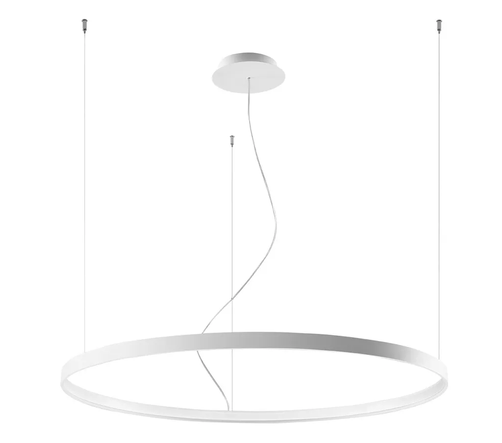 Éclairez vos Grands Espaces avec le Lustre RIO 110 Blanc LED 45W 3000K