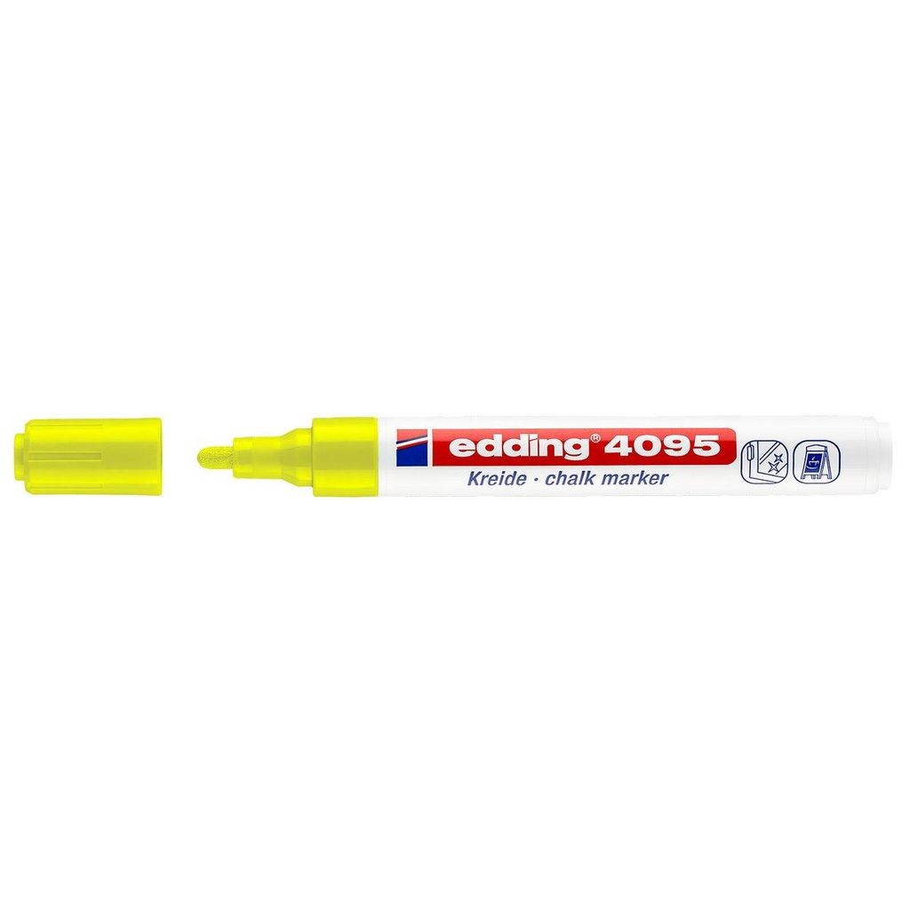 Edding 4095, Żółty, Dłuto, 10 szt. Zdjęcie produktu 