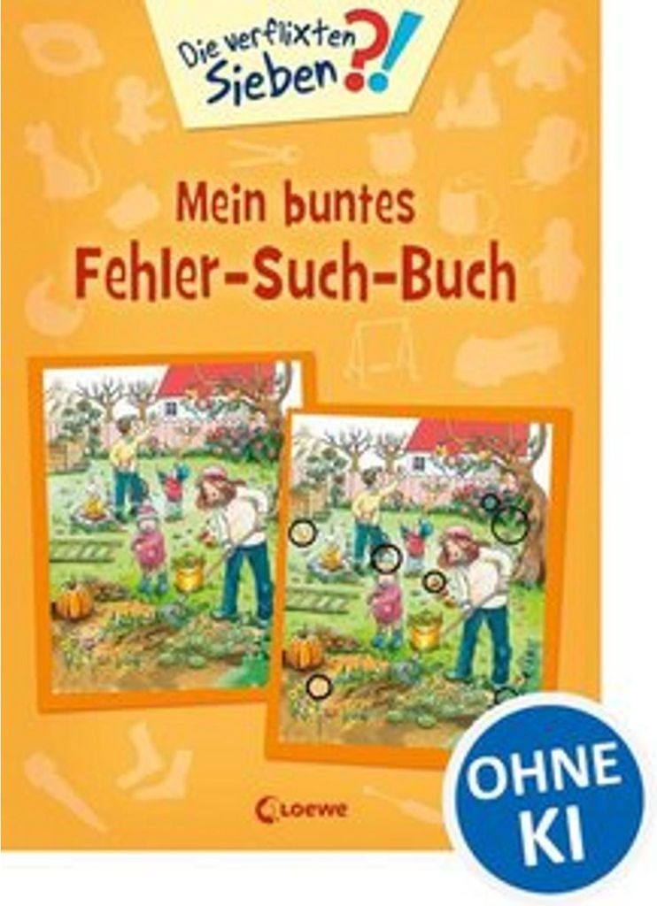 Die verflixten Sieben - Mein buntes Fehler-Such-Buch Immagine del prodotto 