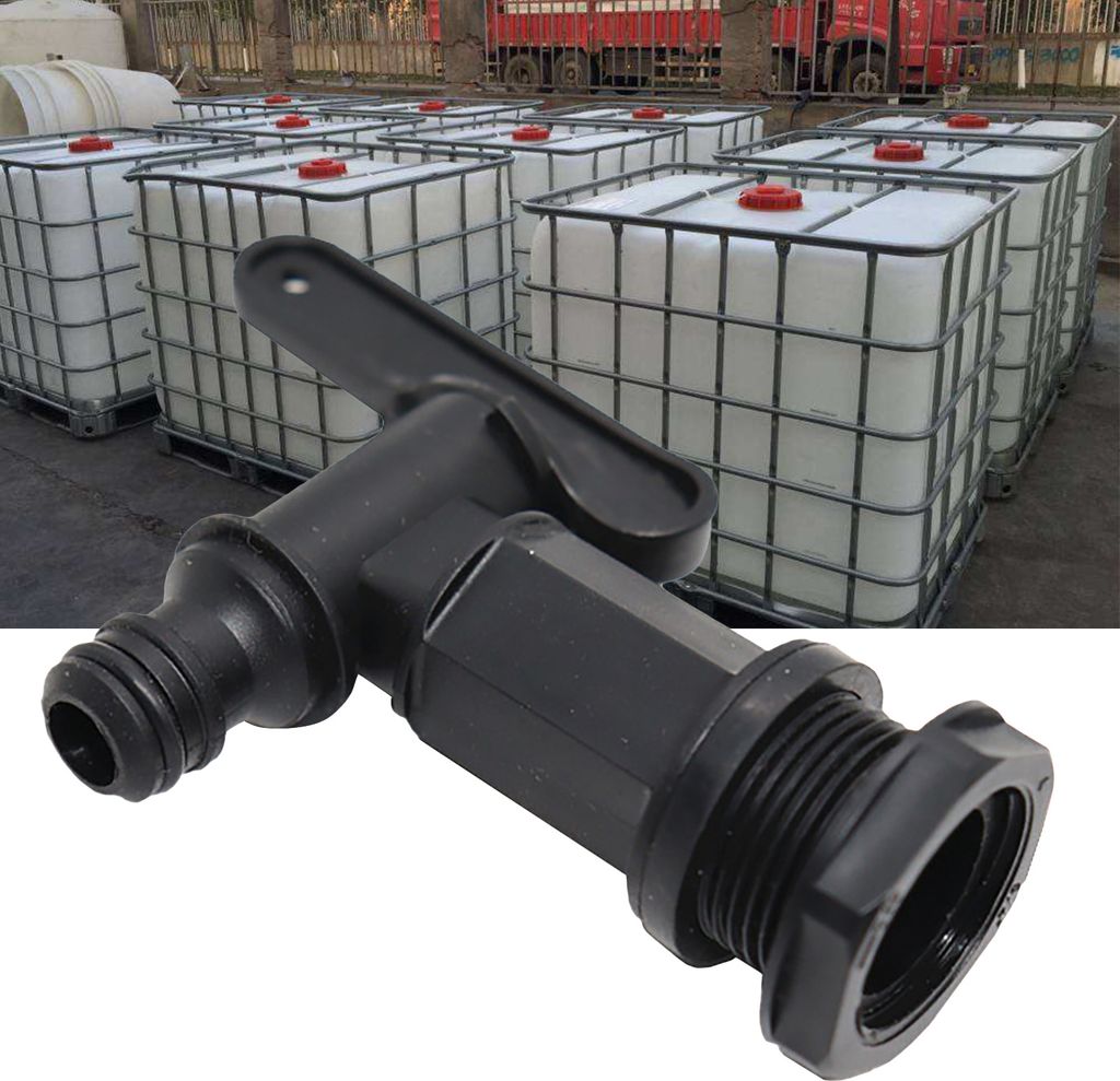 Barrel-Wasserhahnsäure und alkali-resistentes Mehrzweck-Austausch von IBC Tonne Bucket Anschlusshahn für Gartenbewässerung