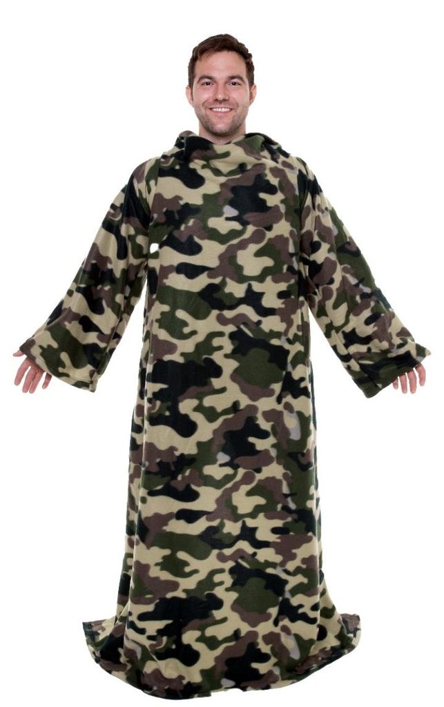 Snuggie – Decken-Fleece – Grün Camo