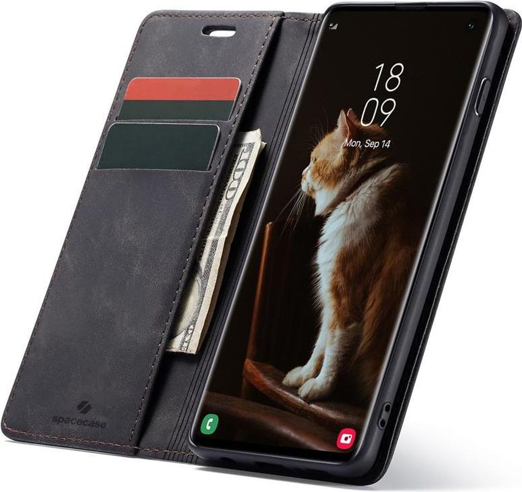 Spacecase Wallet Galaxy S10 schwarz
