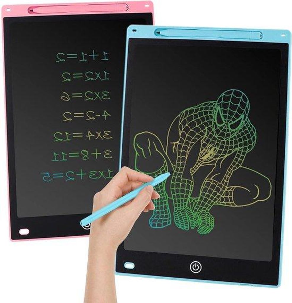 12 Zoll LCD-Tafel für Kinder - Elektronisches Malbrett mit Handschrift - Wischbare Zeichenfläche - Pädagogisches Spielzeug - Mädchen Jungen Ges...