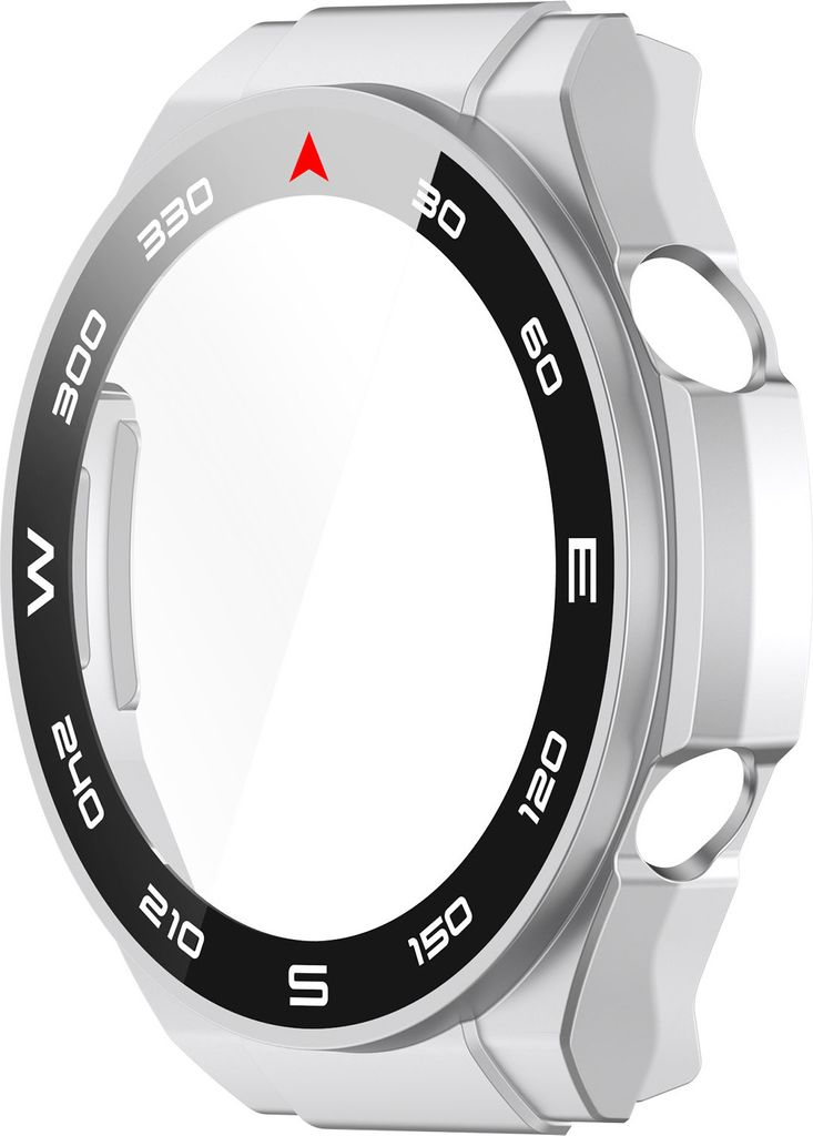 INF Smartwatch-Hülle mit Displayschutzfolie Silber Produktbild 
