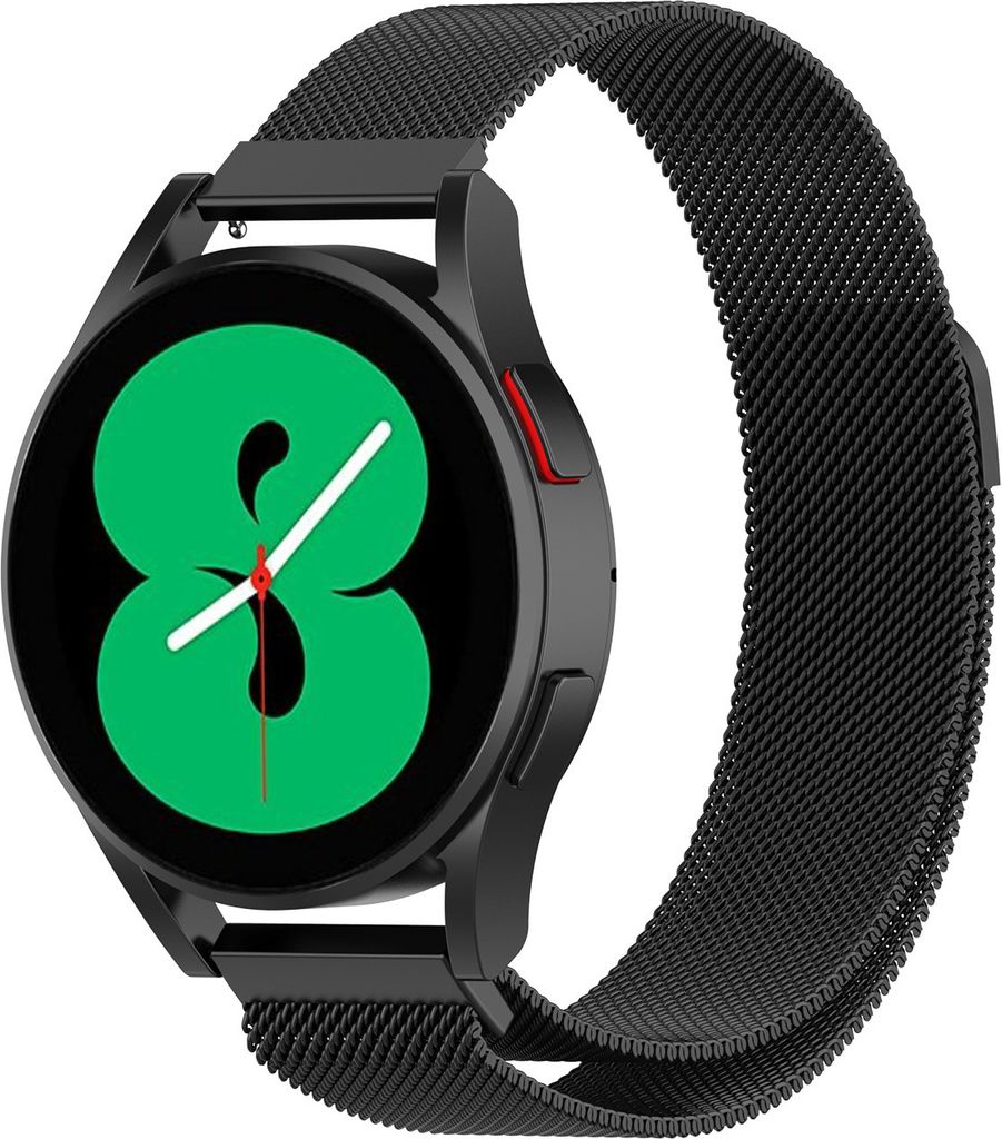 Strap-it Milanese Armband - Kompatibel mit Samsung Galaxy Watch Armband 42mm Edelstahl Armband mit Magnetverschluss - Ersatzarmband - Hochwertiges ...