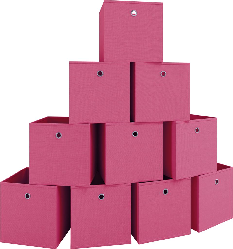 VCM 10er Set Faltbox | Klappbox Stoff Kiste | Faltschachtel Produktbild 