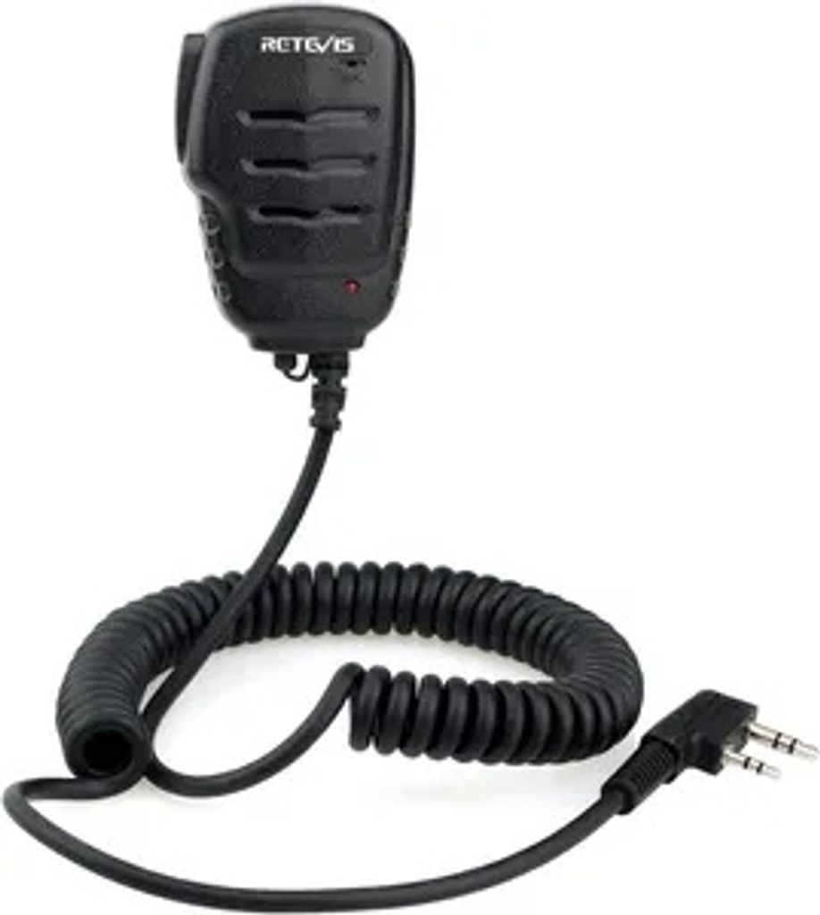 Retevis RS111 Hlasitý ručný mikrofón 2 pinový rádiový Obrázok produktu 