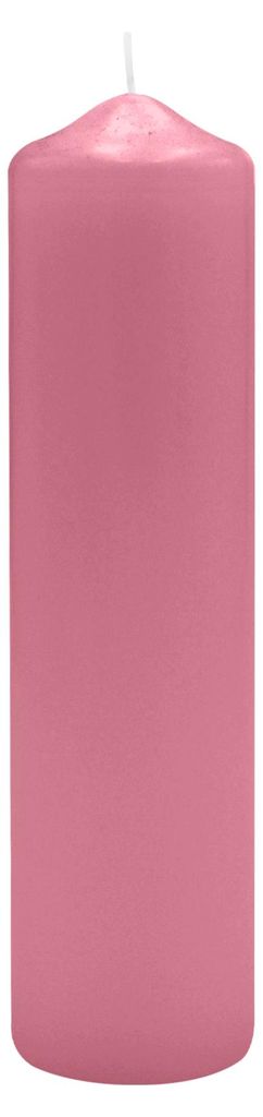 Spitzkopf Stumpen Kerzen Antique Pink 20 x Ø 5 cm, 6 Stück Produktbild 