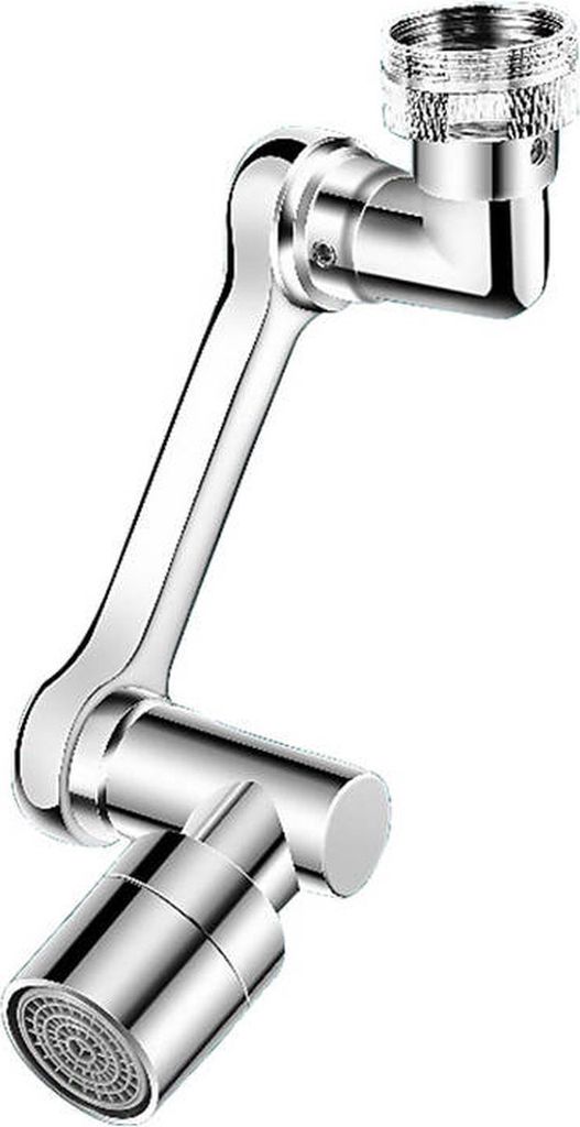 Universal Wasserhahn Verlängerung 1080° Drehbar - Mit Luftsprudler