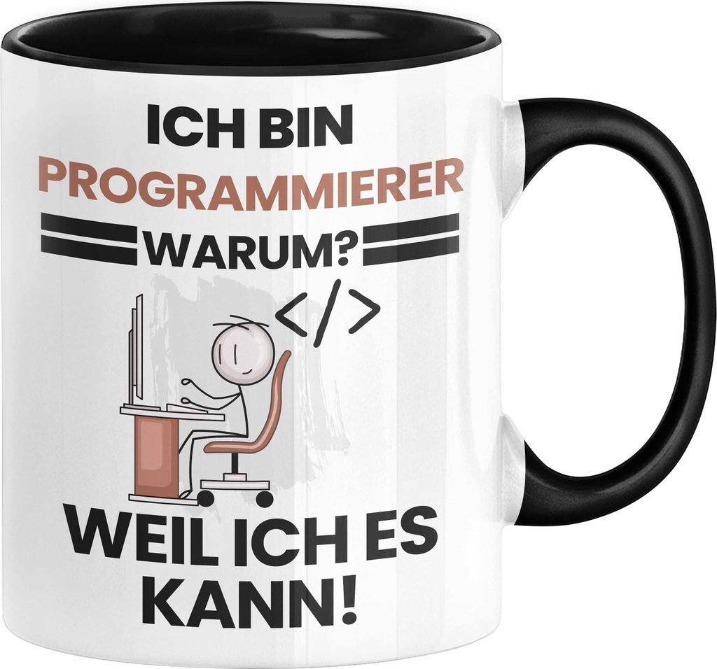 Programmierer Geschenk Tasse Lustiger Spruch Ich Bin Programmierer Warum Weil Ich Es Kann Geschenkidee Bester Programmierer Geburtstag Kaffee-Beche...