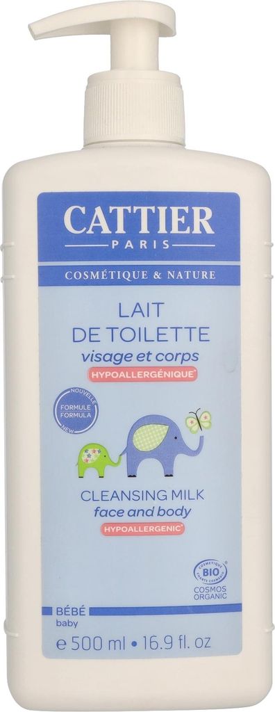 Cattier Baby Cleansing Milk, 500ml, 1 Units