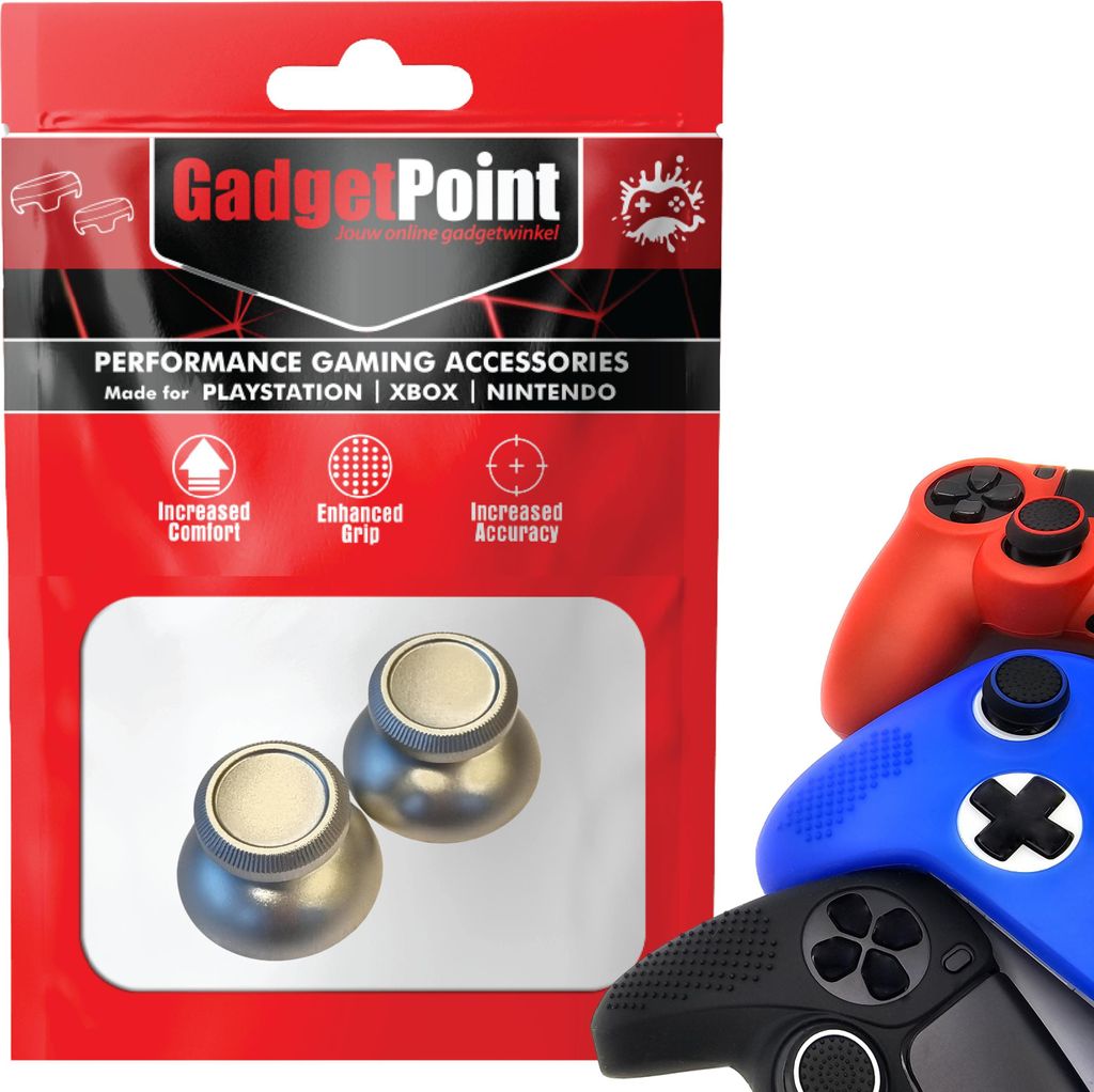Thumbgrips - Thumb Grips voor PlayStation, PS5, Xbox X/S, One & Switch Pro Controller - Gaming Thumbgrips - Performance Anti-Slip Thumbsticks - Bes...