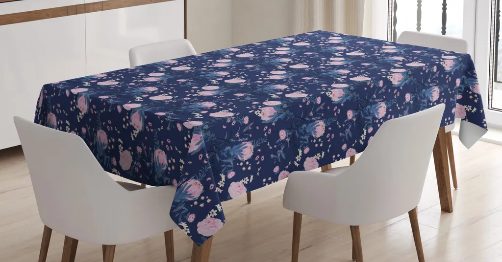 Decorazione Tavola ABAKUHAUS 140x200 Floreale per Hotel e Casa