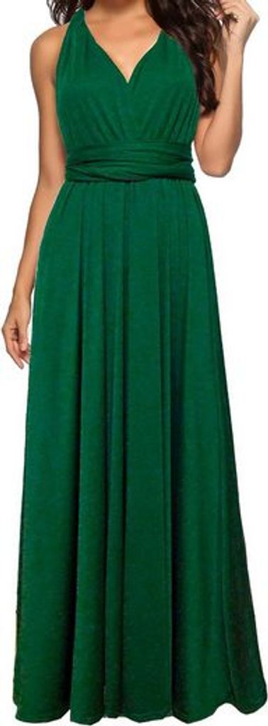 Maxikleid Mit Schleife - Ärmelloses Partykleid Für Besondere Anlässe