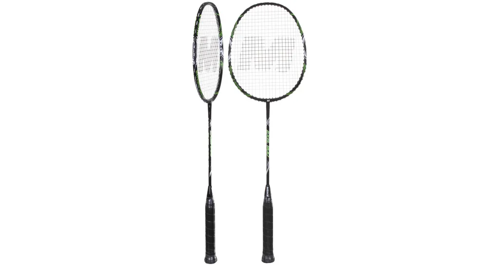 Raquette de badminton Exel Set noire : kit complet haute performance - 2