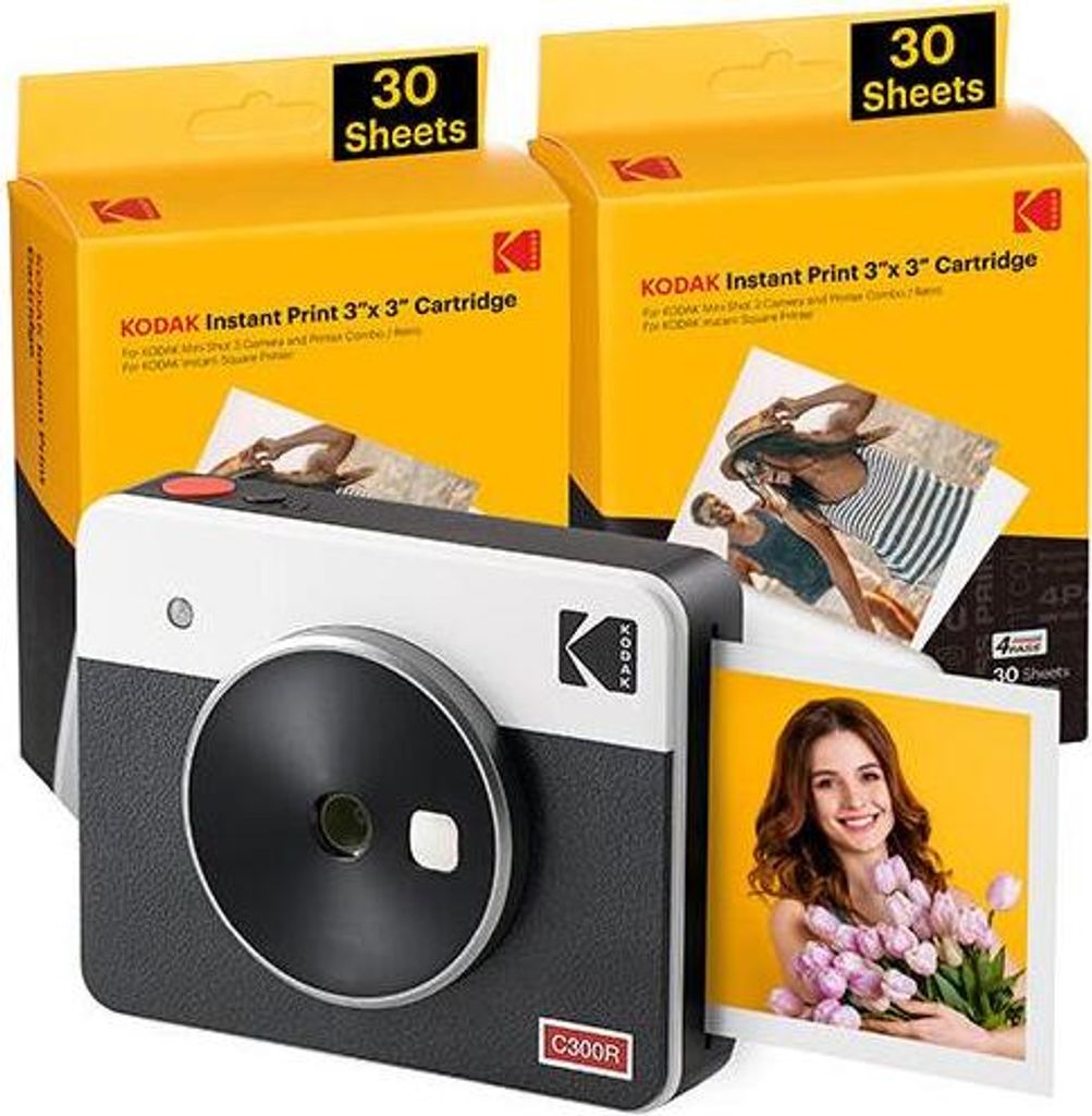 Kodak Mini Shot 3 Retro 76,2 x 76,2 mm CMOS Weiß Produktbild 1