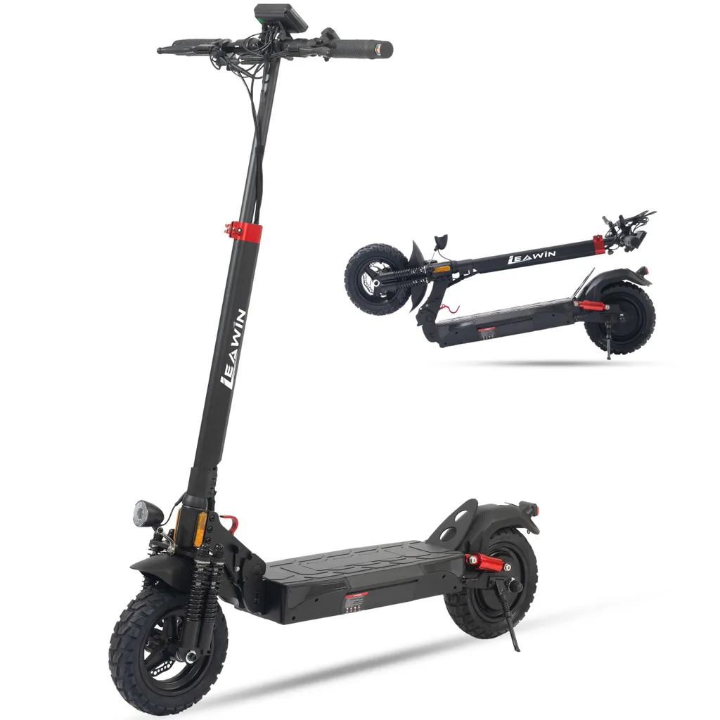 Trottinette électrique pliable 10 pouces ABE 60km 500W et freins à disque