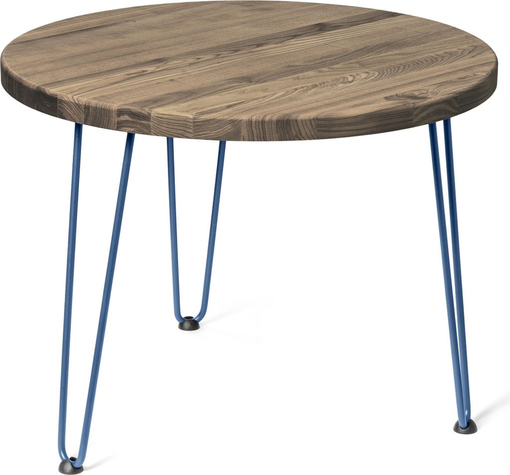 LAMO Manufaktur Couchtisch rund aus Holz 60 cm | Beistelltisch couch | Nachttisch Holz, Wohnzimmertisch klein, Kaffeetisch | Stärke: 28 mm, Farbe:...