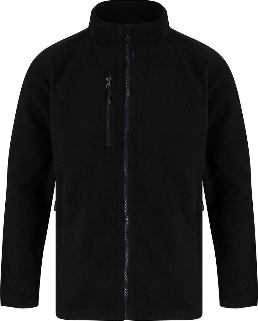 Henbury - Fleecejacke für Herren/Damen Uni RW8577 (XXL) (Schwarz)
