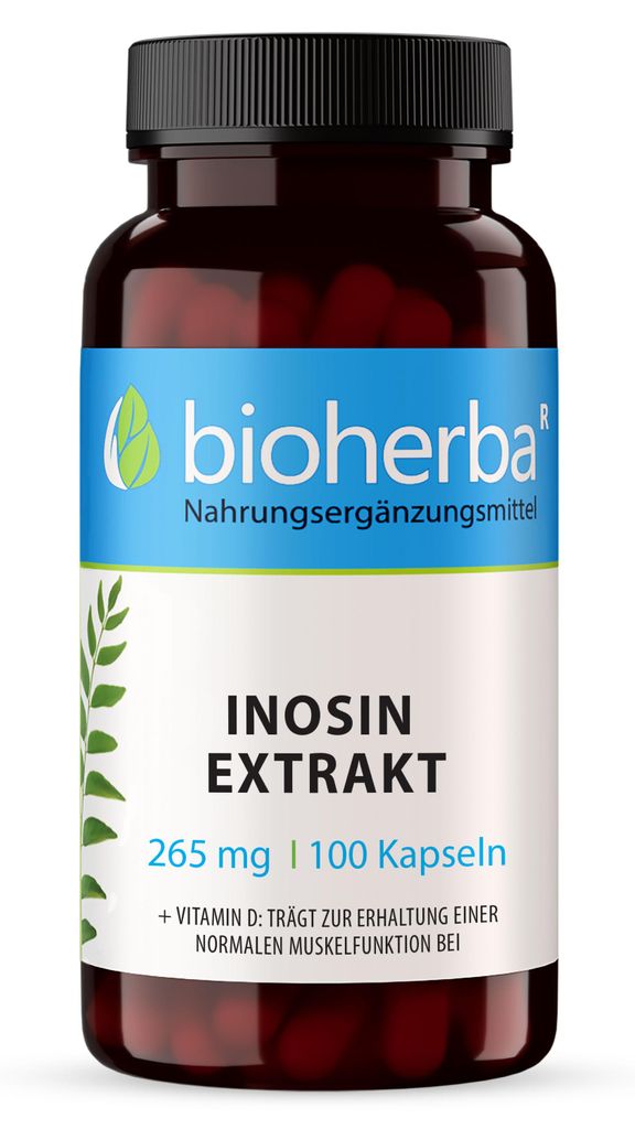 Bioherba Inosin Extrakt 265 mg 100 Kapseln Produktbild 
