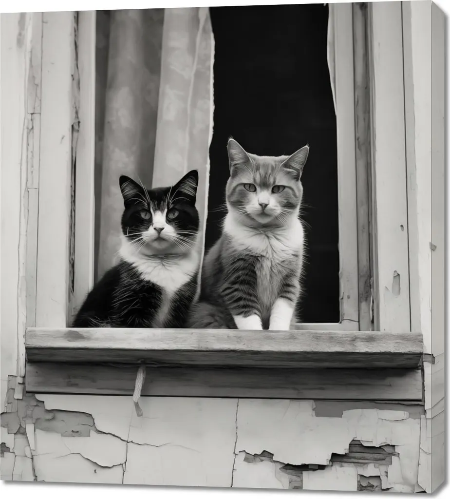 Vendita Quadro 90x100 cm Coppia alla Finestra | Offerta Online