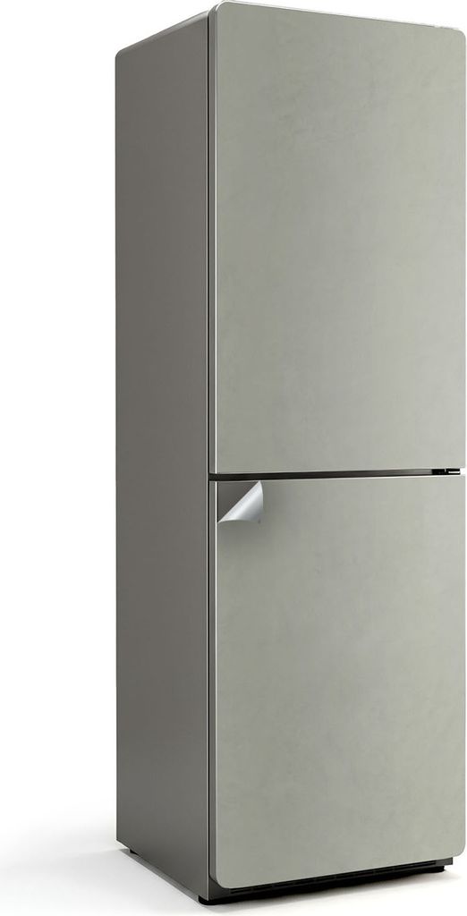 Farbe Dunkelgelb – Kühlschrank Aufkleber – Klebefolie Kühlschrank – Kühlschrank Nachbildung – Kühlschrankfolie selbstklebend – Küche...