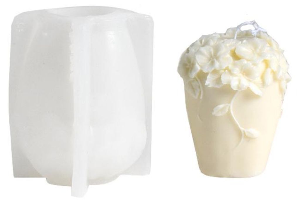 INF Kleine Rattanblume Silikonform