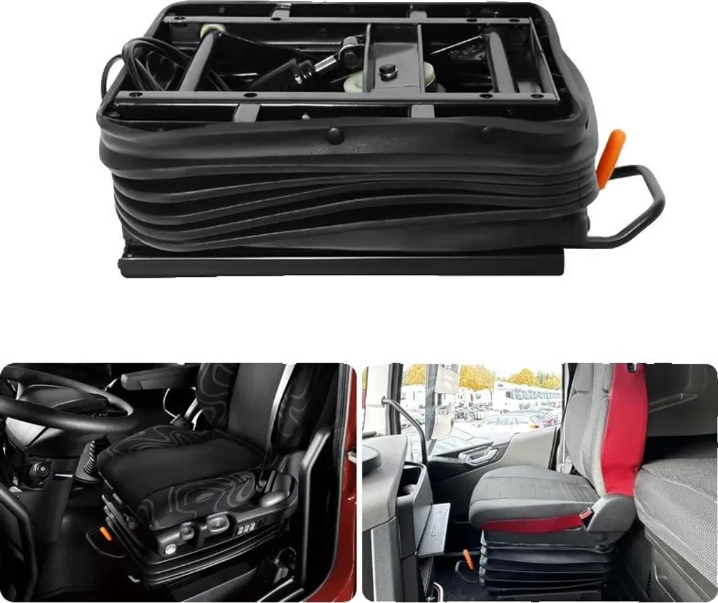 Base de siège pneumatique pour réduire les vibrations en camionnette