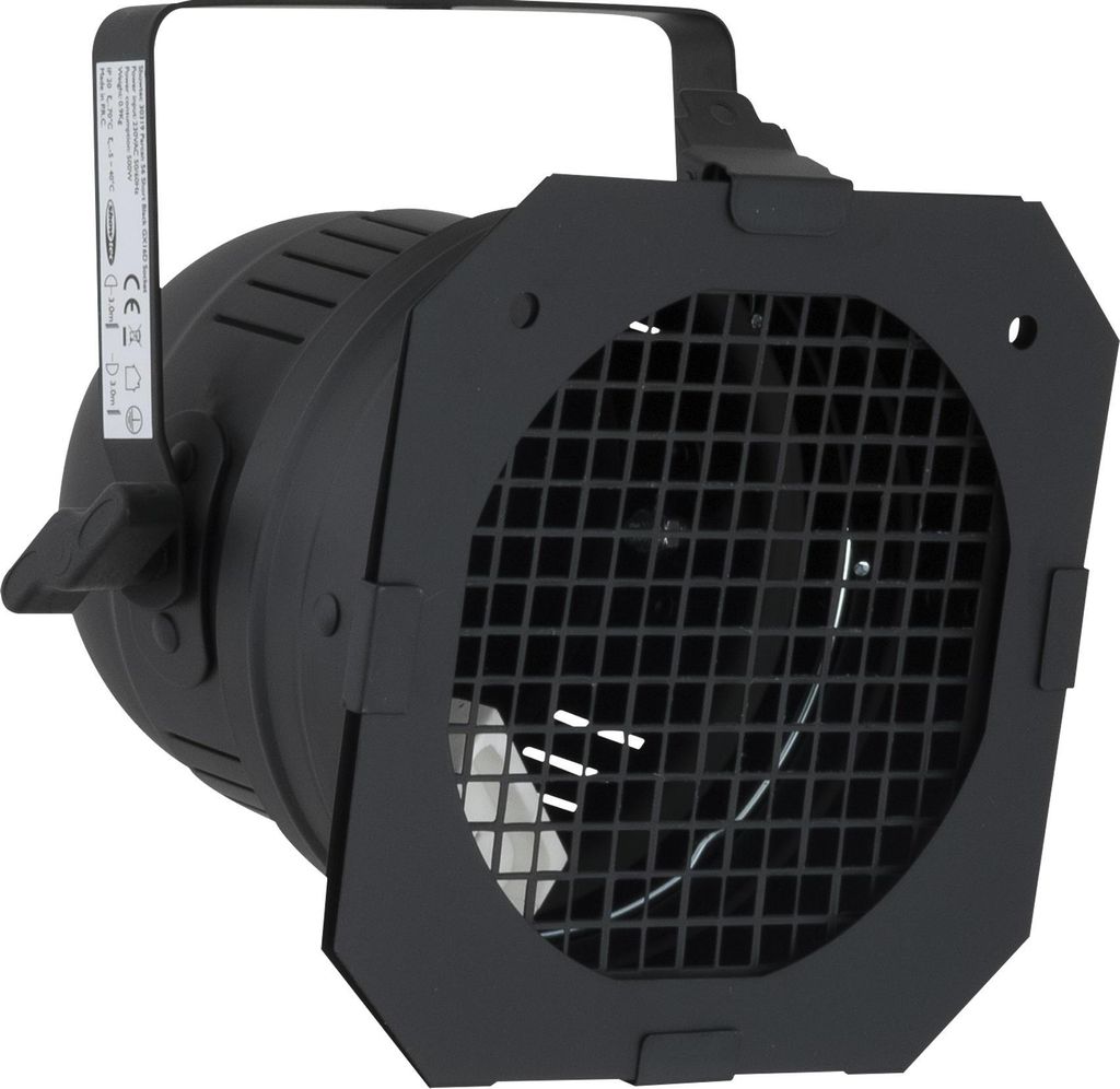 Showtec Parcan 56 Short with GX16D socket Schwarz