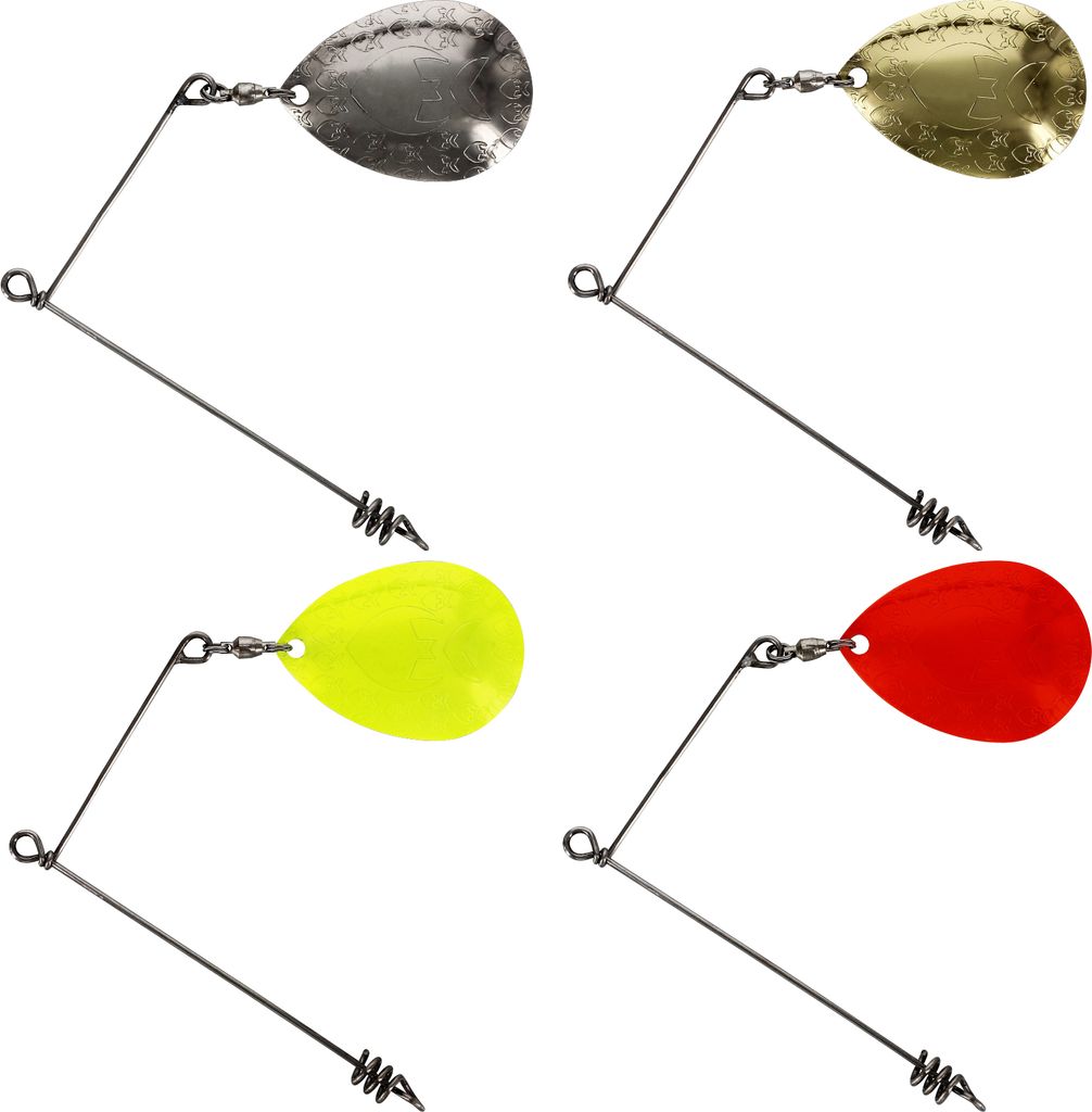 Westin Add-It Spinnerbait Colorado - 2 Spinnerbaitarme, Größe:Large, Farbe:Golden