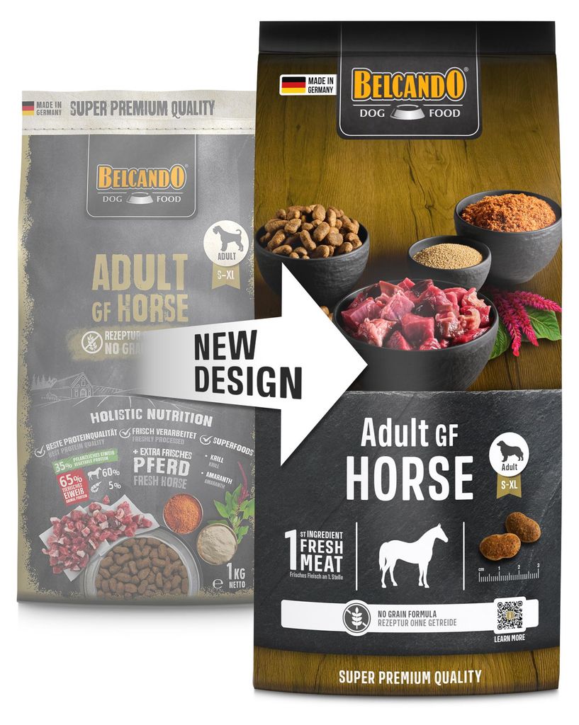 BELCANDO - Adult GF Horse - croquettes sans céréales à base Image du produit 