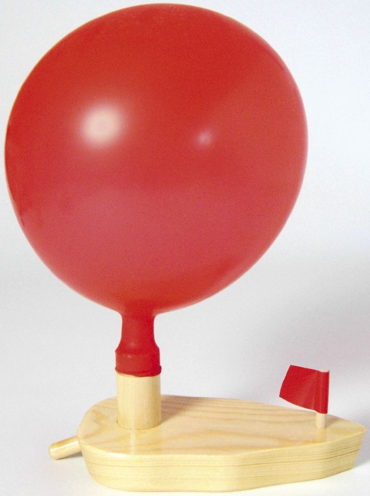 EDUPLAY 800-171 Knatterboot aus Holz, natur Produktbild 
