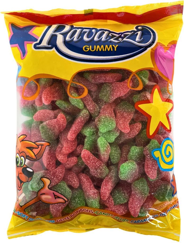 Ravazzi Peperoncino Sour, Fruchtgummi mit Erdbeer und Chili Produktbild 