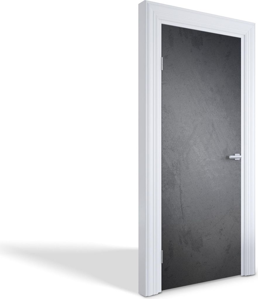 Wandtattoos Türen Selbstklebende Wandsticker Türtapeten - Graue Textur - 75 x 205 cm