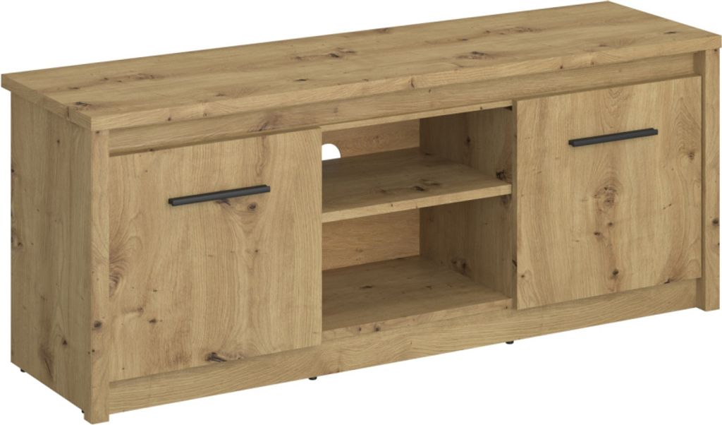 Kondela TV-Tisch Airon 2D/125 – Artisan-Eiche Produktbild 