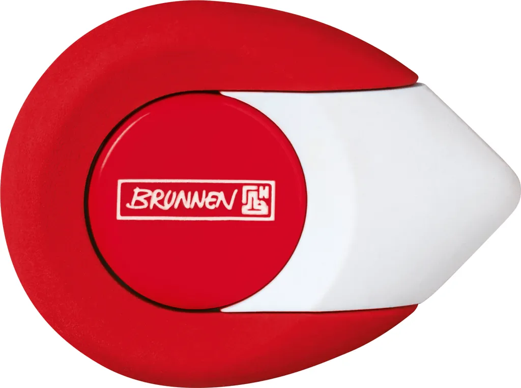 Gomme 2 en 1 BRUNNEN 102915223 rouge double face haute efficacité