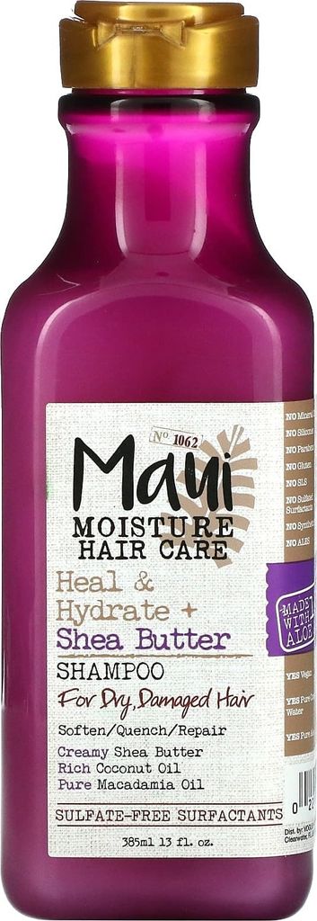 Maui Moisture Heal & Hydrate + Shea Butter Shampoo fr trockenes, strapaziertes Haar 13 fl oz (385 ml)