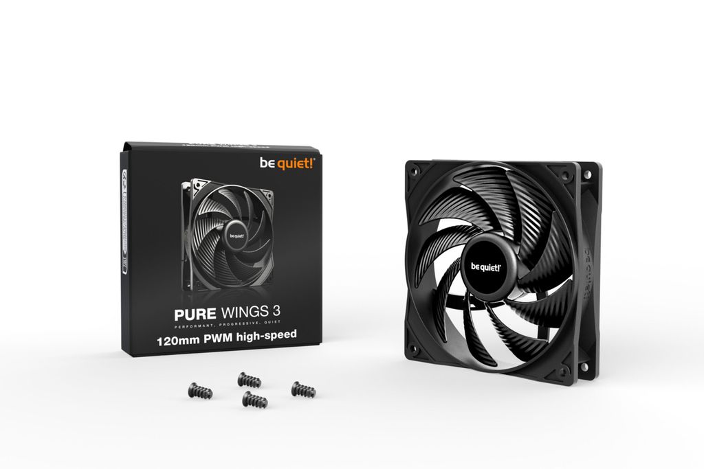be quiet! Pure Wings 3 120mm PWM high-speed, Gehäuselüfter