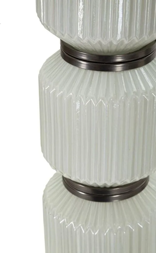 Lampadaire robuste en métal argenté 163 cm - Éclairage intérieur fixe - 4