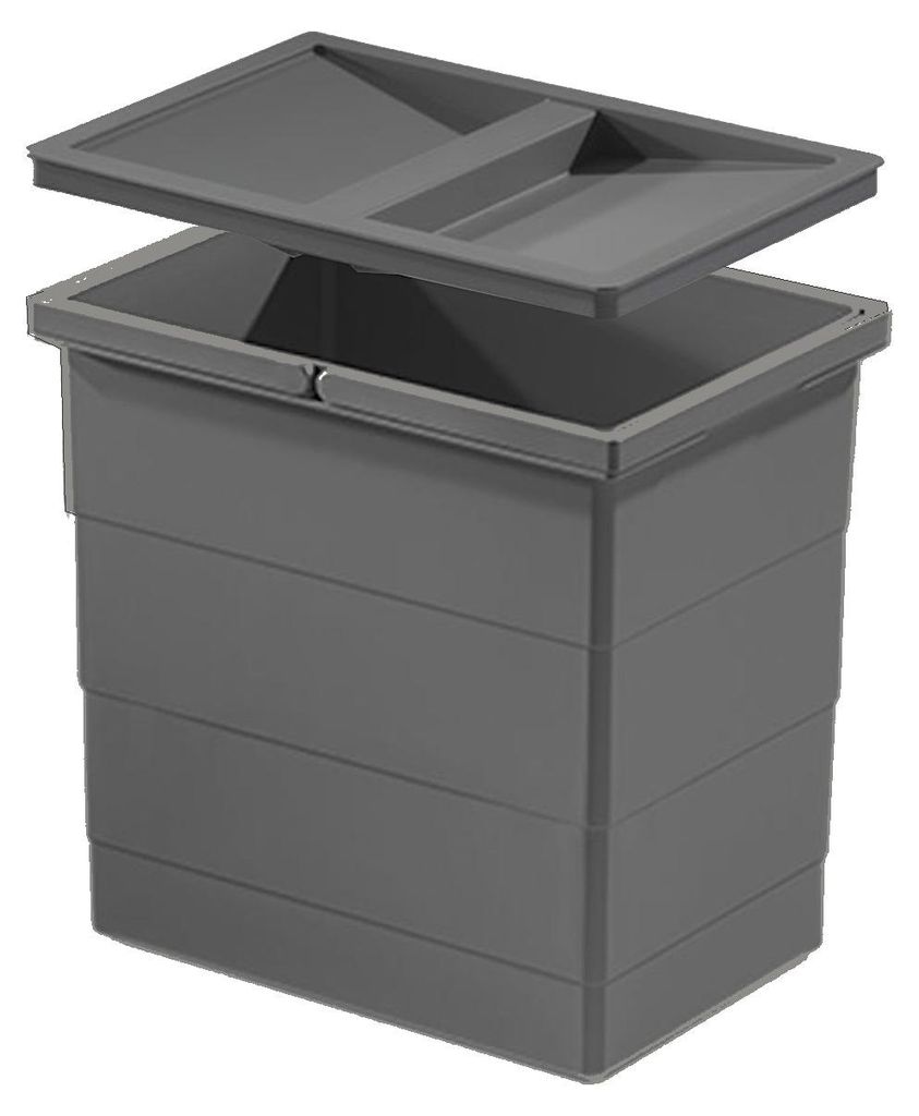 Cestino interno Hailo 1129959 con coperchio grigio scuro 18 Immagine del prodotto 