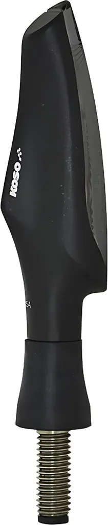 Clignotant LED Koso Infinity-F noir avec verre fumé pour moto