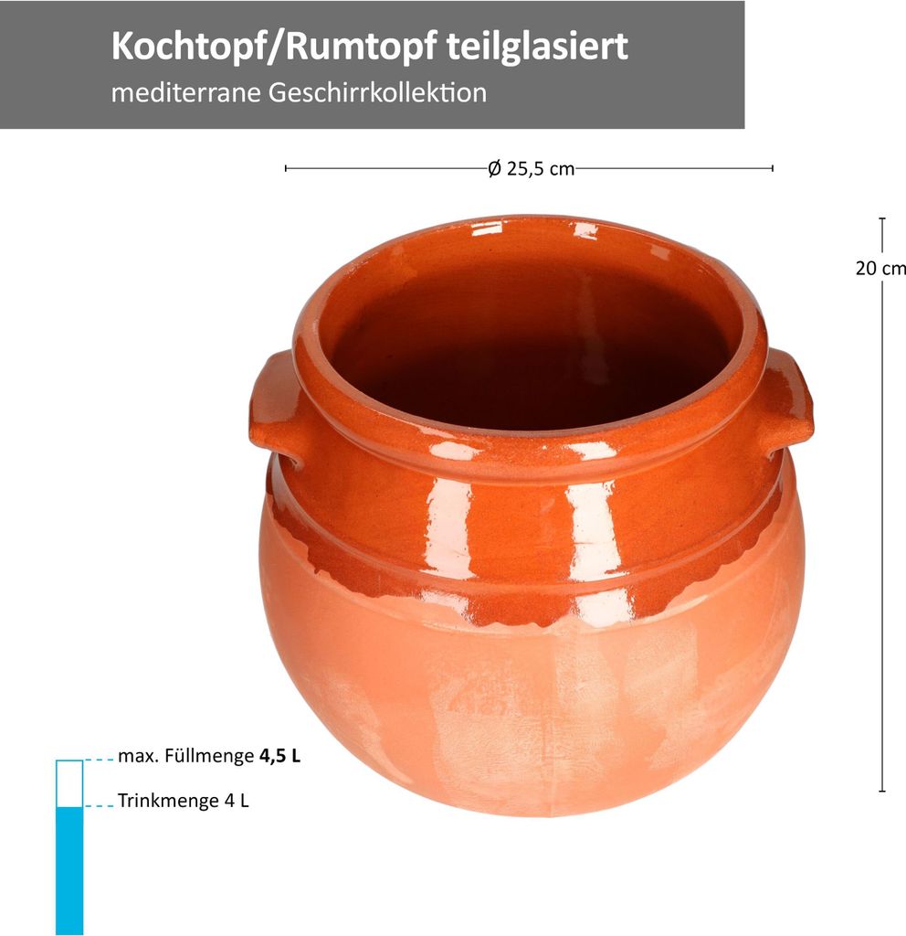 MamboCat Tontopf mit Deckel Eintopf Rum-/Gurkenglas 4,5 Produktbild 6